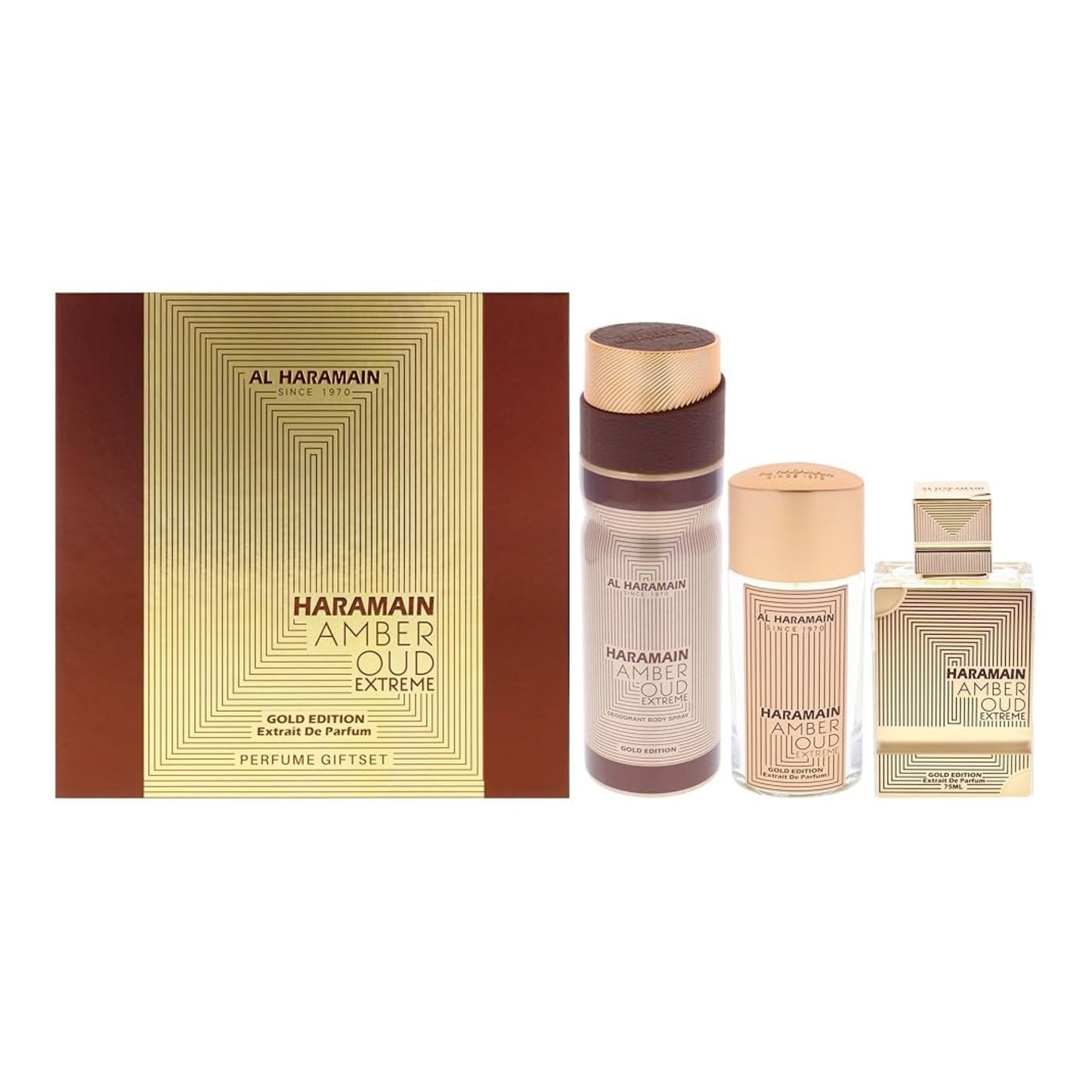 Pack Al Haramain Amber Oud Gold Edition Extreme Pure Al Haramain Perfumes