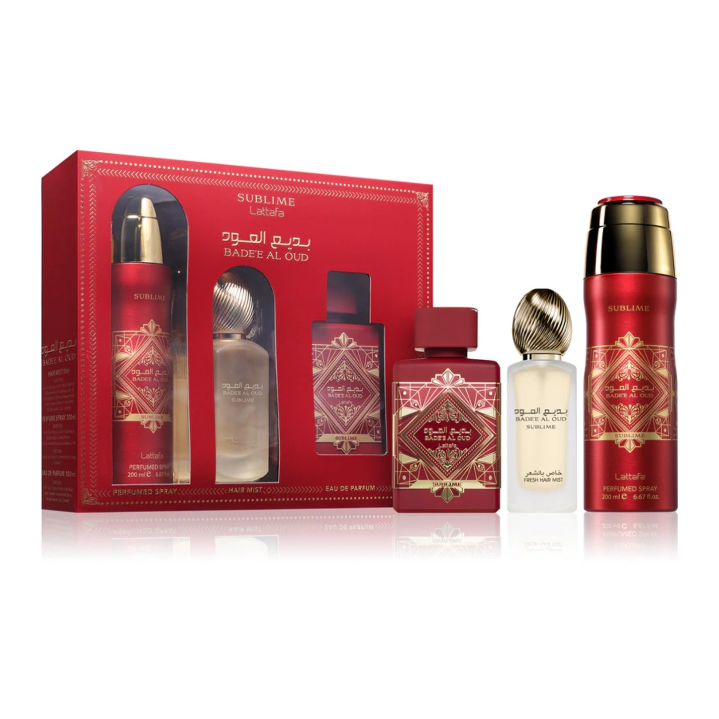 Pack Bade'e Al Oud Sublime Lattafa Perfumes